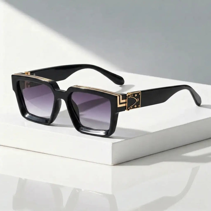 Nightlife Vibe Gilded Shades sunglasses, angled view