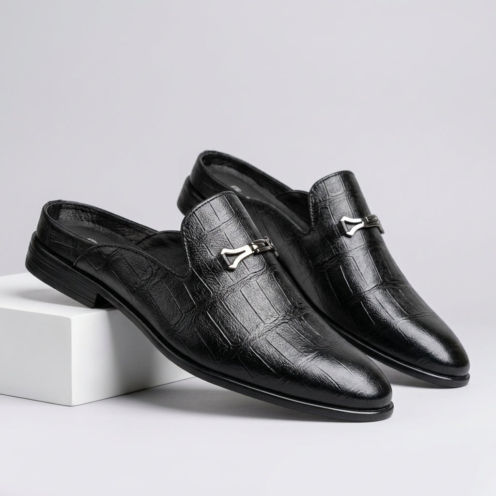 Brent Leather Mule