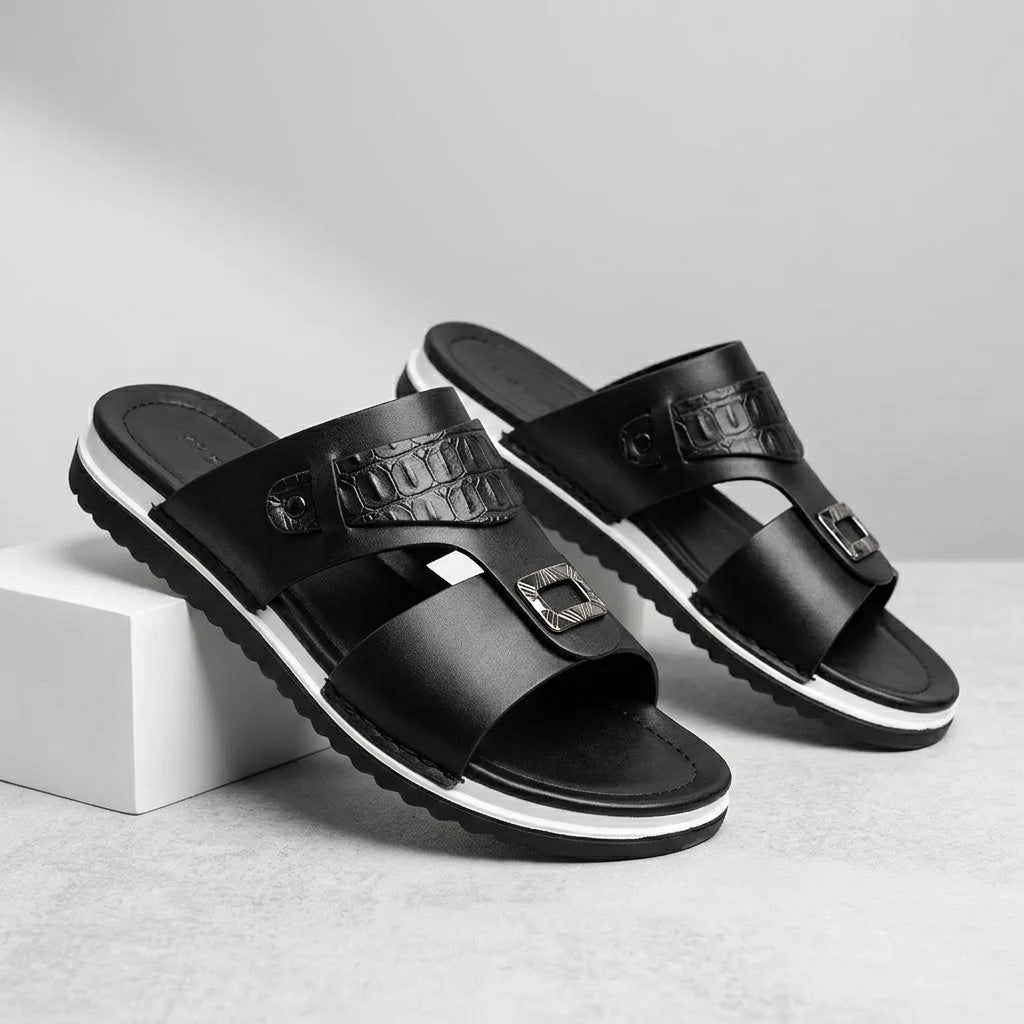 Keith Leather Sandals