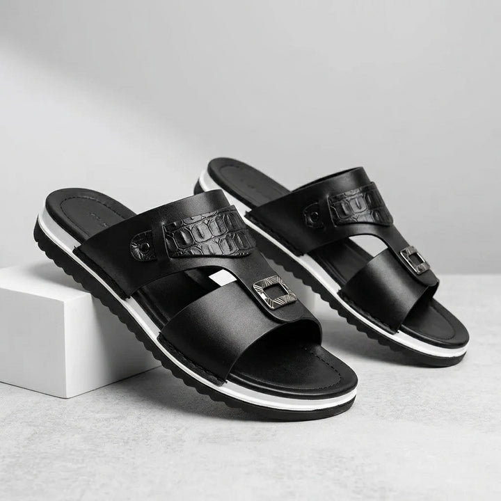 Keith Leather Sandals