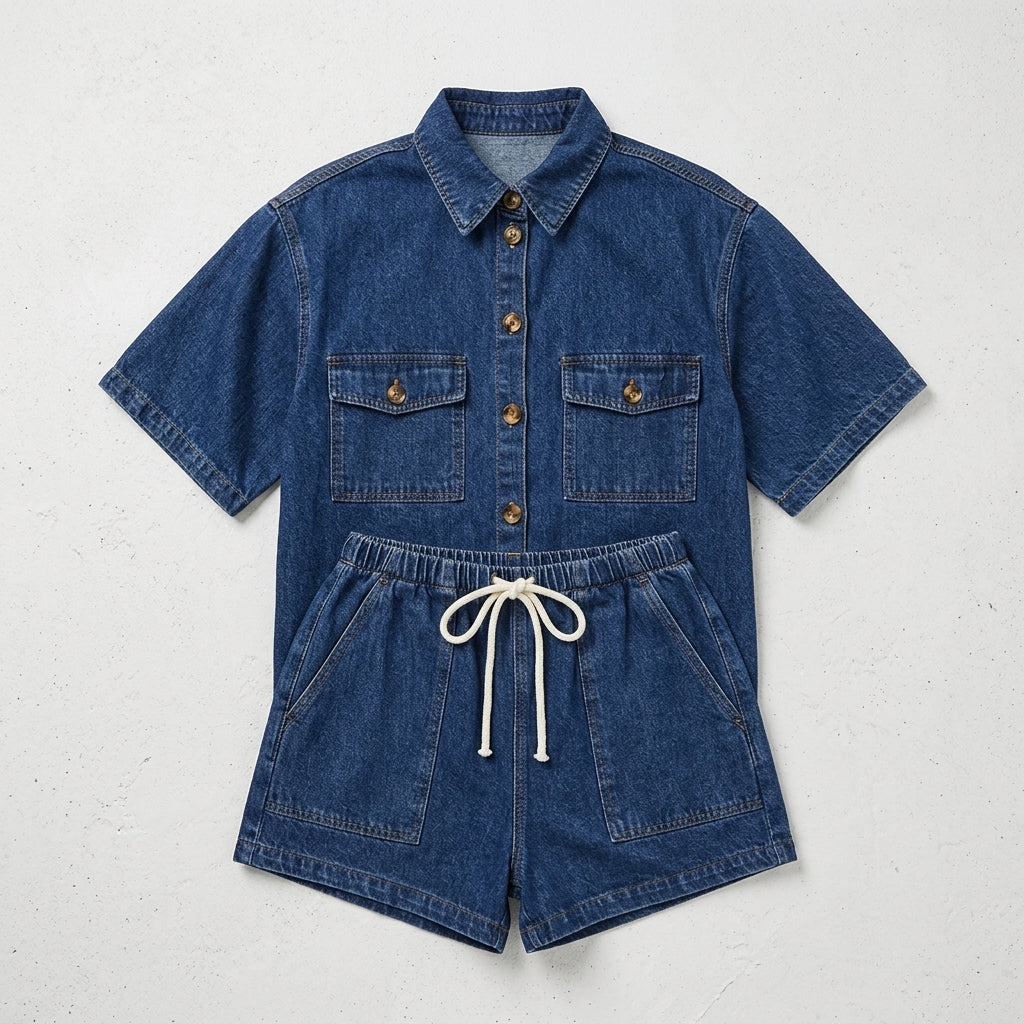 Ellie Denim Set
