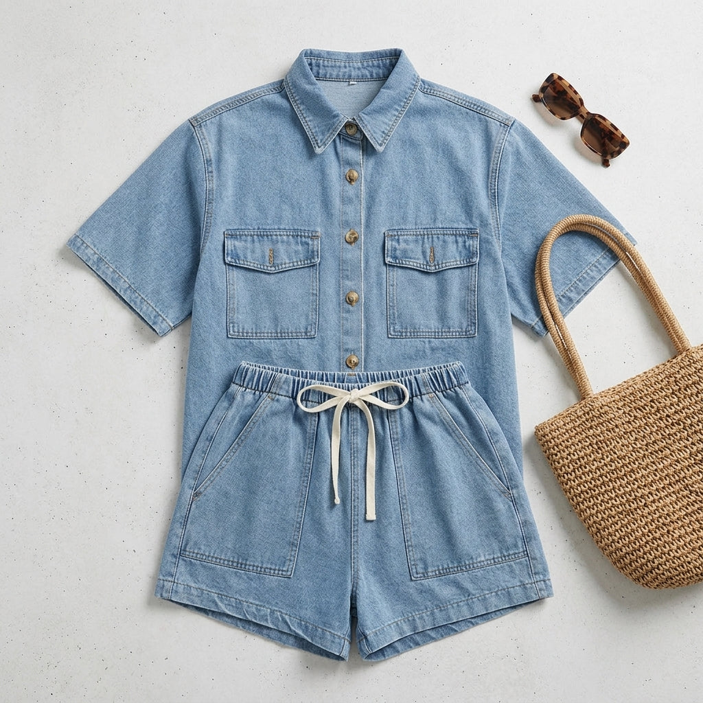 Ellie Denim Set