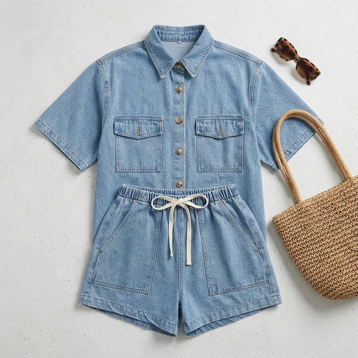 Ellie Denim Set