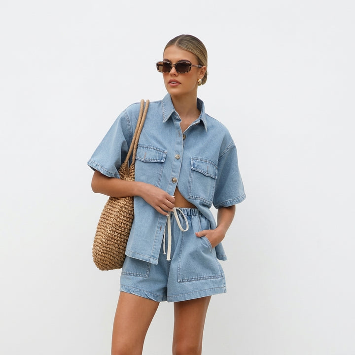 Ellie Denim Set